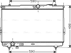 Ava Quality Cooling HY 2111 - Радіатор, охолодження двигуна autocars.com.ua