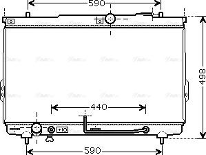 Ava Quality Cooling HY 2112 - Радіатор, охолодження двигуна autocars.com.ua