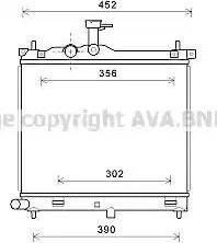 Ava Quality Cooling HY2291 - Радиатор, охлаждение двигателя autodnr.net