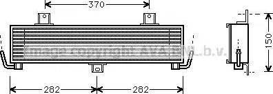 Ava Quality Cooling HY 3028 - Масляный радиатор, двигательное масло avtokuzovplus.com.ua