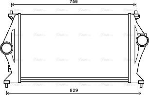 Ava Quality Cooling HY4337 - Интеркулер autocars.com.ua
