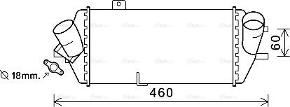 Ava Quality Cooling HY4389 - Интеркулер autocars.com.ua