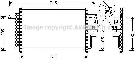 Ava Quality Cooling HY5082D - Конденсатор, кондиціонер autocars.com.ua