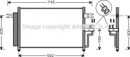 Ava Quality Cooling HY 5165 - Конденсатор кондиционера avtokuzovplus.com.ua