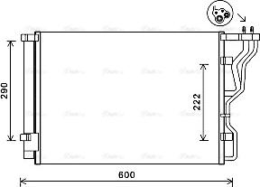 Ava Quality Cooling HY5299D - Конденсатор, кондиціонер autocars.com.ua