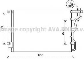 Ava Quality Cooling HY5299 - Конденсатор, кондиціонер autocars.com.ua