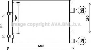 Ava Quality Cooling HY5396 - Конденсатор кондиционера avtokuzovplus.com.ua