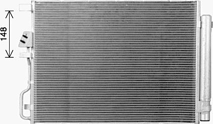 AVA HY5469D - Конденсатор, кондиціонер autocars.com.ua