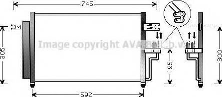 Ava Quality Cooling HYA5082 - Конденсатор, кондиціонер autocars.com.ua