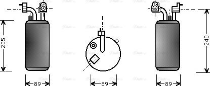 Ava Quality Cooling HY D067 - Осушитель, кондиционер avtokuzovplus.com.ua