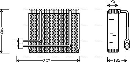 Ava Quality Cooling HY V014 - Испаритель, кондиционер avtokuzovplus.com.ua