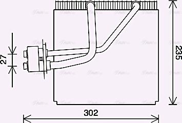 Ava Quality Cooling HYV457 - Випарник, кондиціонер autocars.com.ua