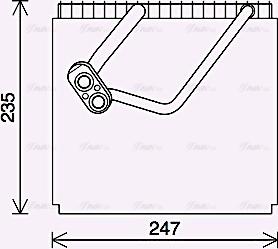 Ava Quality Cooling HYV466 - Випарник, кондиціонер autocars.com.ua