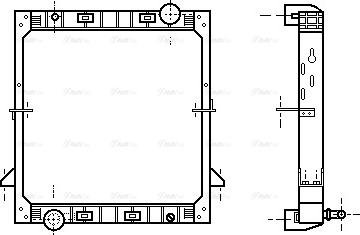Ava Quality Cooling IV 2059 - Радиатор, охлаждение двигателя autodnr.net