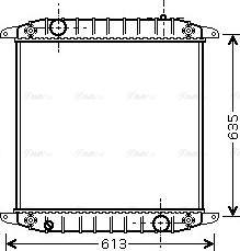 Ava Quality Cooling IV 2078 - Радиатор, охлаждение двигателя avtokuzovplus.com.ua