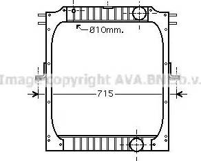 Ava Quality Cooling IV2094 - Радиатор, охлаждение двигателя avtokuzovplus.com.ua