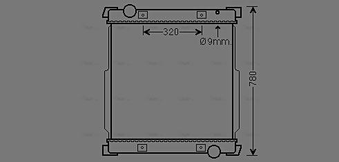 Ava Quality Cooling IV2134 - Радиатор, охлаждение двигателя autodnr.net