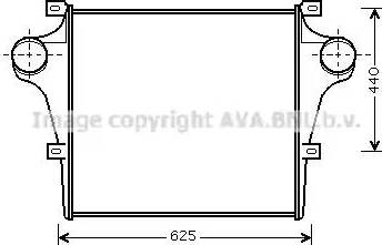 Ava Quality Cooling IV 4055 - Интеркулер, теплообменник турбины avtokuzovplus.com.ua