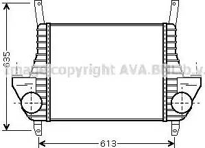 Ava Quality Cooling IV 4079 - Интеркулер autocars.com.ua