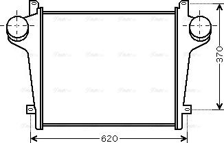 Ava Quality Cooling IV 4091 - Интеркулер autocars.com.ua