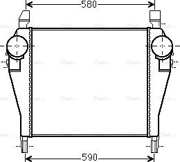 Ava Quality Cooling IV 4101 - Интеркулер autocars.com.ua