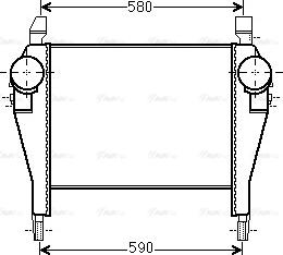 Ava Quality Cooling IV 4106 - Интеркулер autocars.com.ua