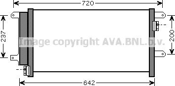 Ava Quality Cooling IV5089 - Конденсатор, кондиціонер autocars.com.ua