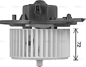Ava Quality Cooling IV8503 - Вентилятор салона avtokuzovplus.com.ua