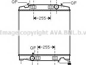 Ava Quality Cooling IVA2068 - Радиатор, охлаждение двигателя avtokuzovplus.com.ua