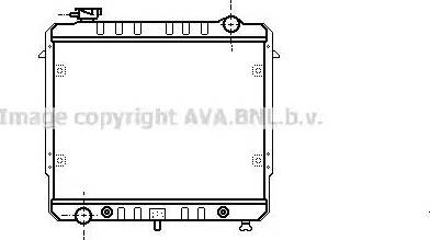 AVA JE 2003 - Радіатор, охолодження двигуна autocars.com.ua