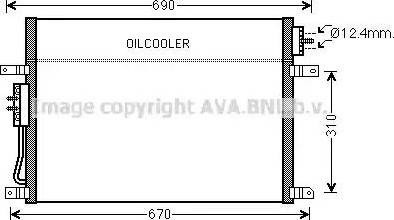 Ava Quality Cooling JE5050 - Конденсатор кондиционера avtokuzovplus.com.ua