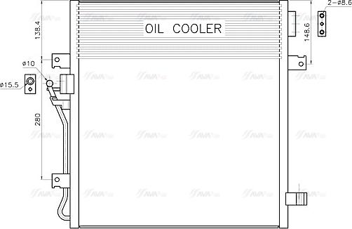 Ava Quality Cooling JE5091 - Конденсатор кондиционера autodnr.net