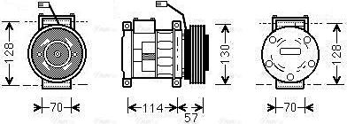 Ava Quality Cooling JEAK034 - Компресор, кондиціонер autocars.com.ua