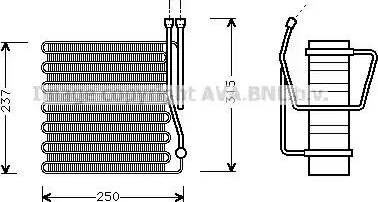 Ava Quality Cooling JEAV009 - Испаритель, кондиционер avtokuzovplus.com.ua