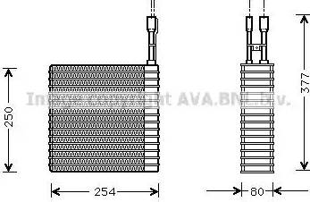 Ava Quality Cooling JE V031 - Випарник, кондиціонер autocars.com.ua