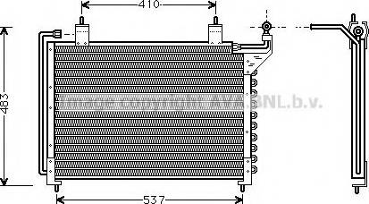 Ava Quality Cooling JR 5013 - Конденсатор, кондиціонер autocars.com.ua