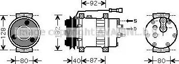 Ava Quality Cooling JR K044 - Компресор, кондиціонер autocars.com.ua