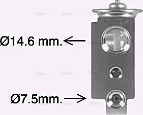 Ava Quality Cooling KA1320 - Розширювальний клапан, кондиціонер autocars.com.ua