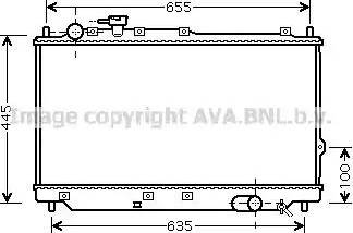 Ava Quality Cooling KA2059 - Радіатор, охолодження двигуна autocars.com.ua