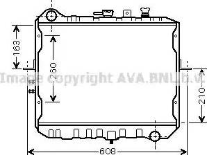 Ava Quality Cooling KA2115 - Радіатор, охолодження двигуна autocars.com.ua