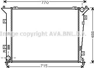 Ava Quality Cooling KA2122 - Радіатор, охолодження двигуна autocars.com.ua