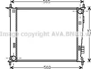 Ava Quality Cooling KA2143 - Радіатор, охолодження двигуна autocars.com.ua