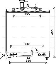 Ava Quality Cooling KA2163 - Радіатор, охолодження двигуна autocars.com.ua