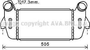 Ava Quality Cooling KA4213 - Интеркулер autocars.com.ua