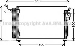 Ava Quality Cooling KA5082 - Конденсатор, кондиціонер autocars.com.ua