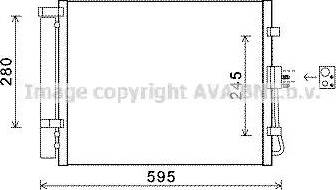 Ava Quality Cooling KA5150 - Конденсатор, кондиціонер autocars.com.ua