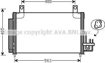 Ava Quality Cooling KA5204 - Конденсатор, кондиціонер autocars.com.ua