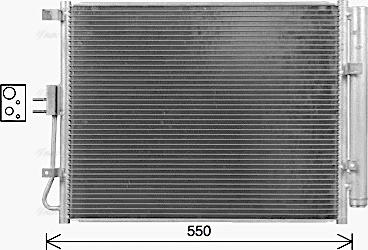 Ava Quality Cooling KA5316D - Конденсатор, кондиціонер autocars.com.ua