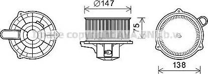 Ava Quality Cooling KA8262 - Электродвигатель, вентиляция салона autodnr.net