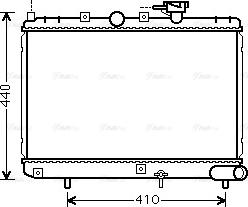 Ava Quality Cooling KAA2271 - Радіатор, охолодження двигуна autocars.com.ua